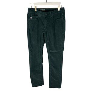 Stio Rivet Cord Pants Women’s 8 Short Forest Green Straight Fit Stretch Outdoor